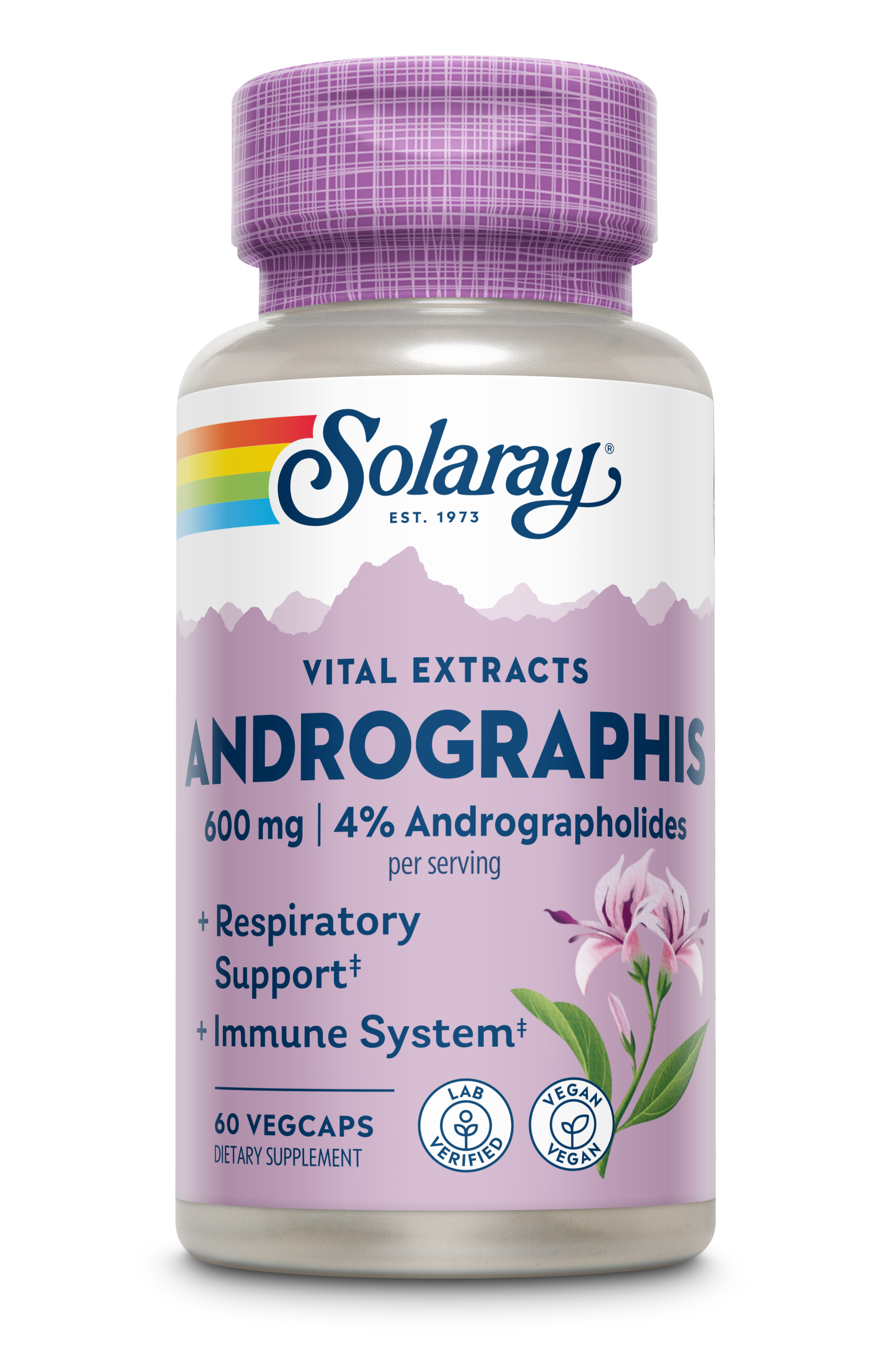 Andrographis Aerial Extract Capsules - 600mg 60 Capsules