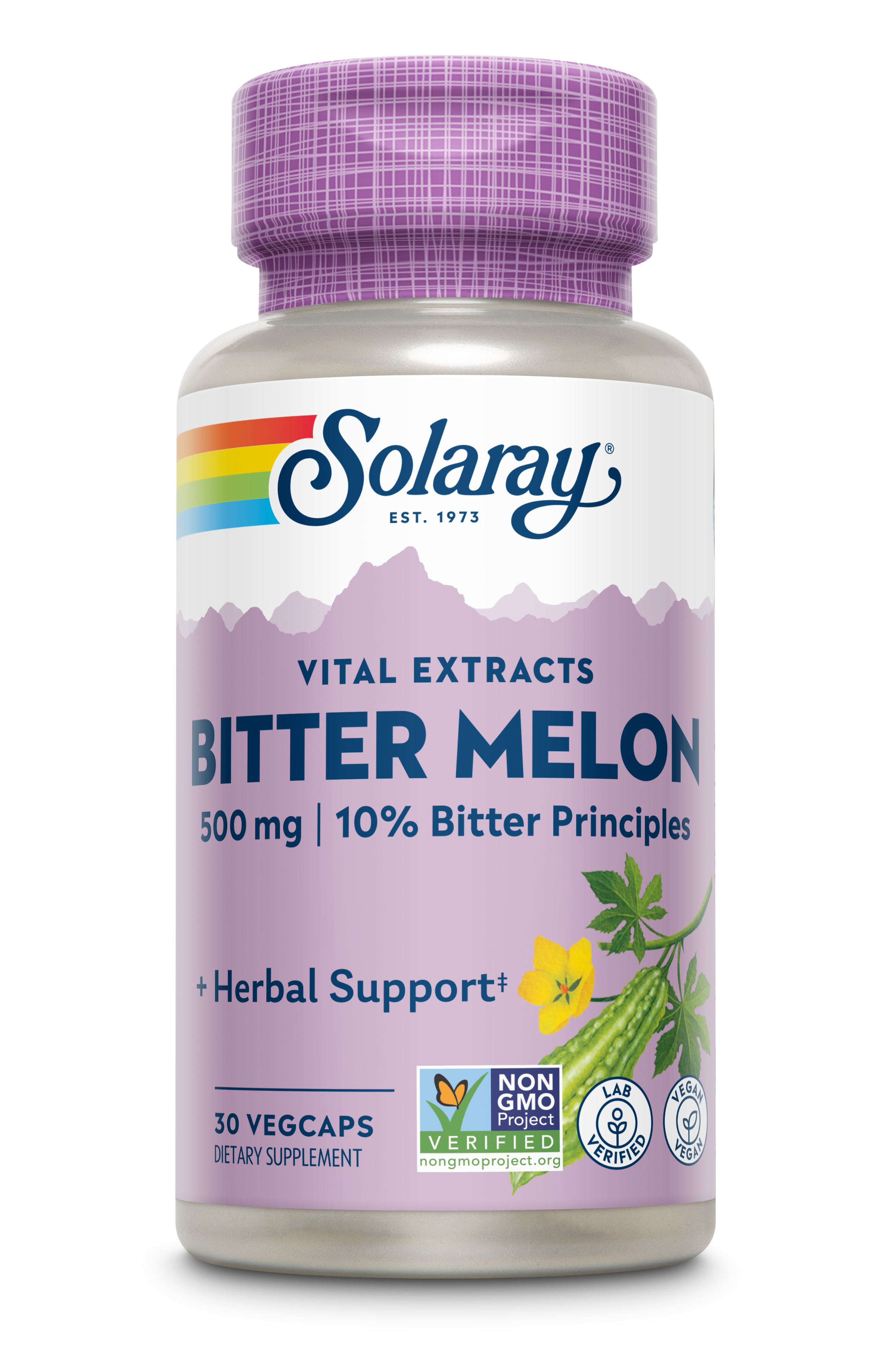 Bitter Melon Fruit Extract - 500mg 30 Capsules