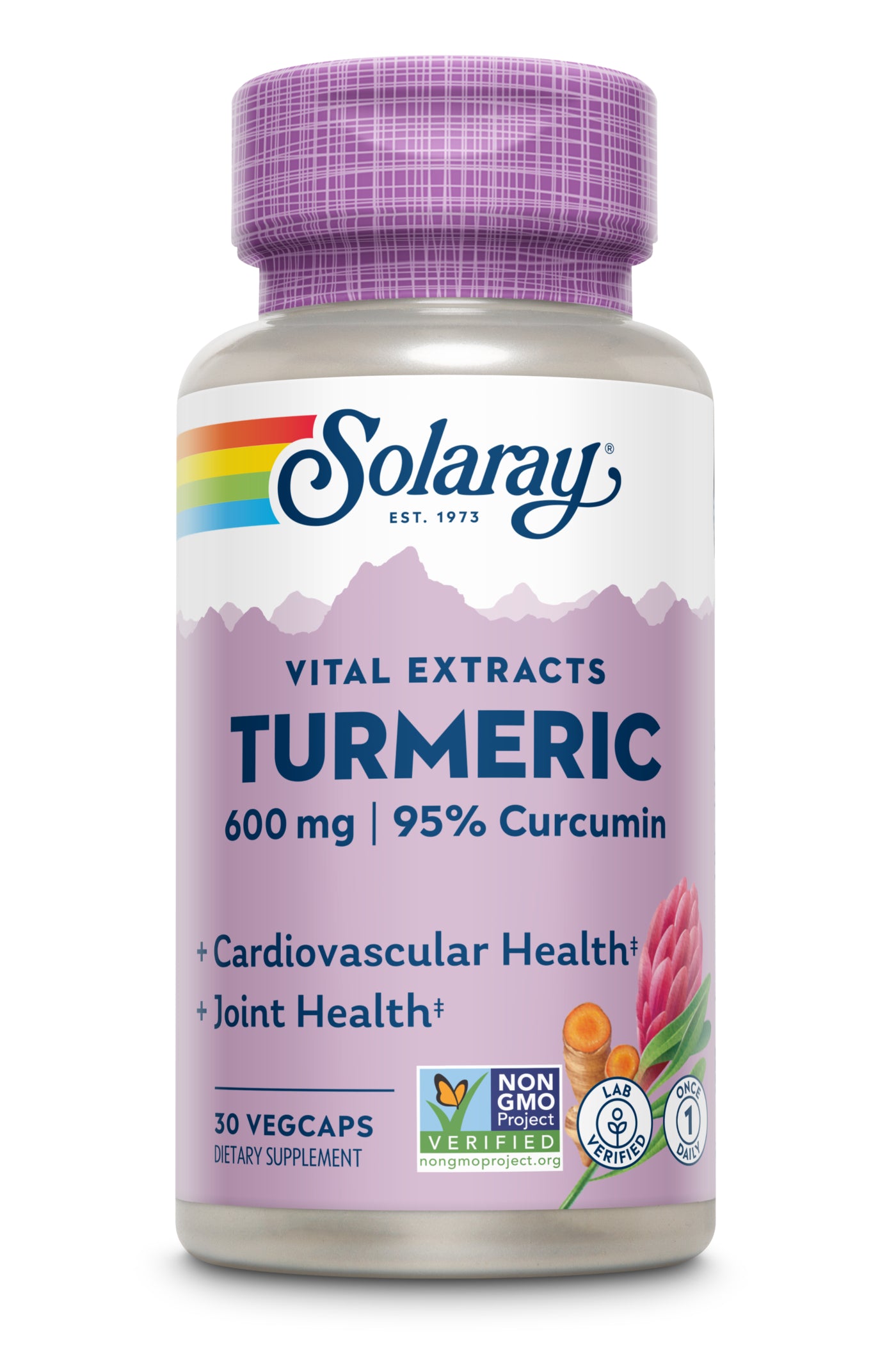 Turmeric Root Extract - 600mg 30 Capsules