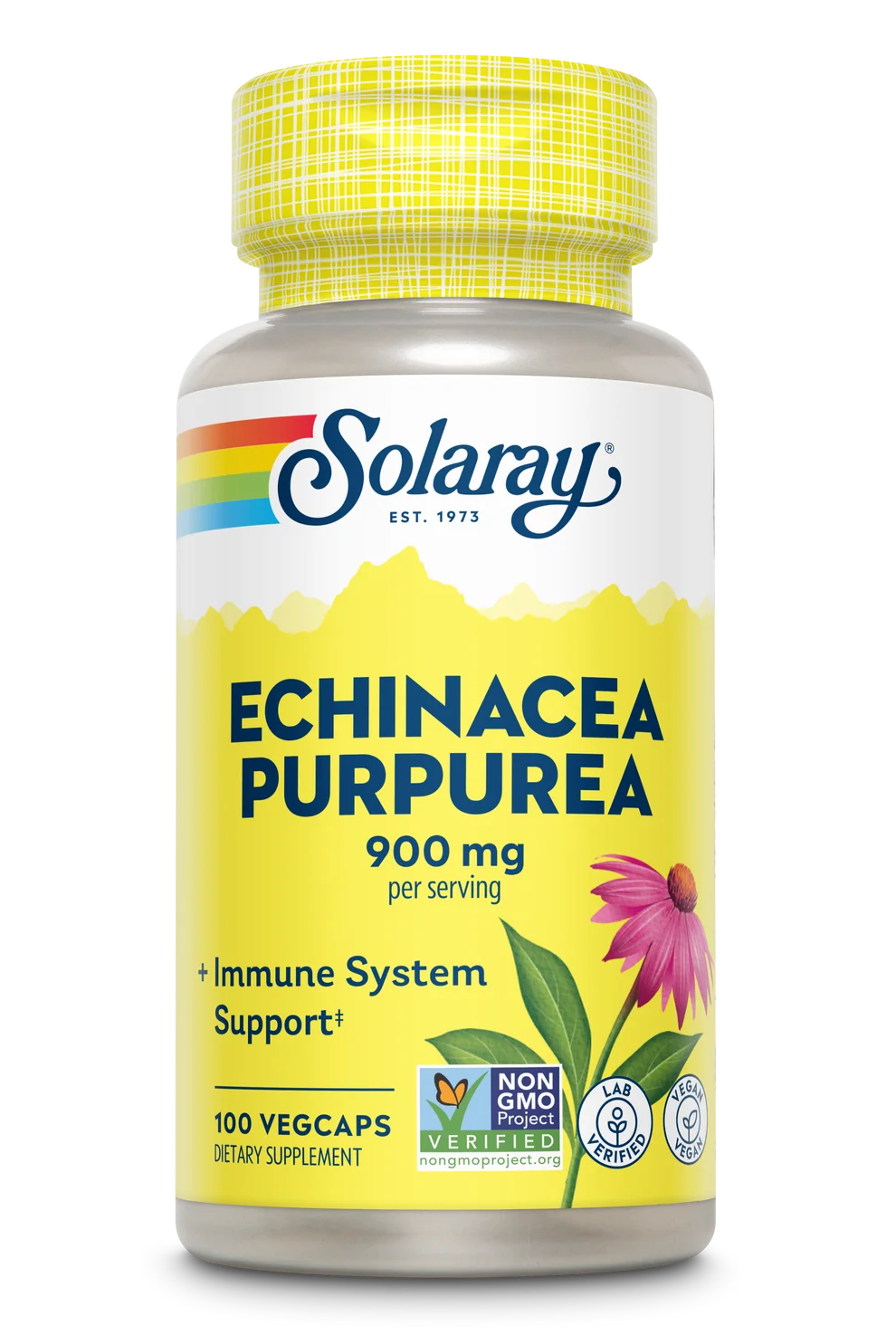 ECHINACEA PURPUREA ORGANIC - 900MG 100 CAPSULES
