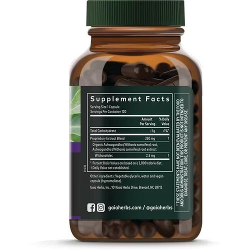 Ashwagandha Root Extract - 350mg 120 Capsules