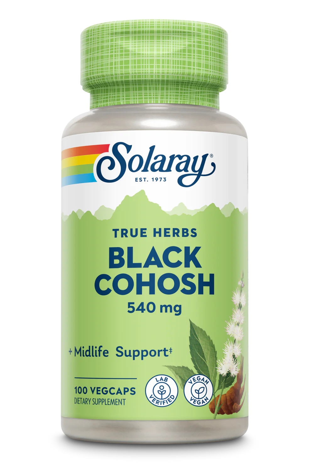 Black Cohosh Root - 540mg 100 Capsules