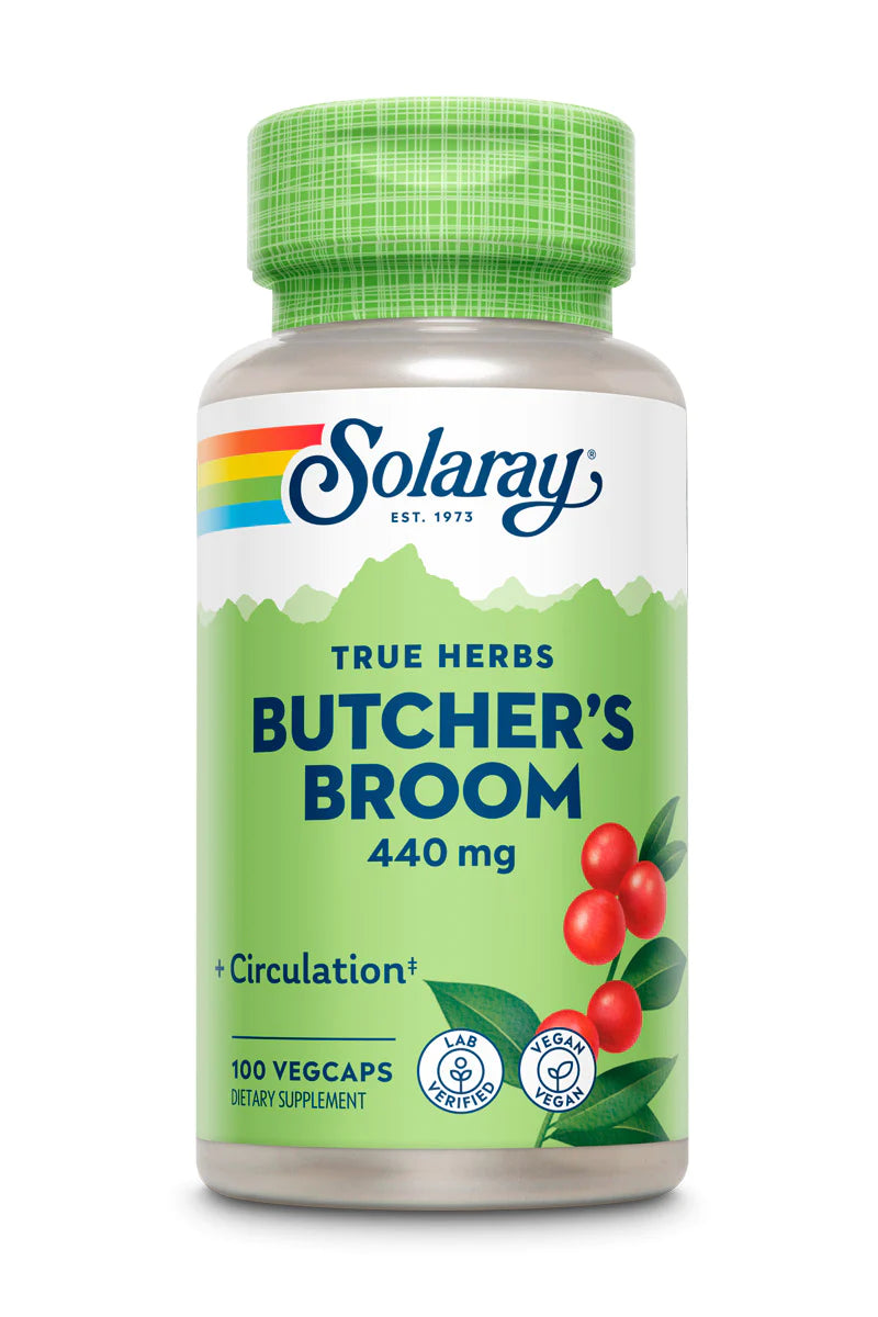 Butcher's Broom Root - 440mg 100 Capsules
