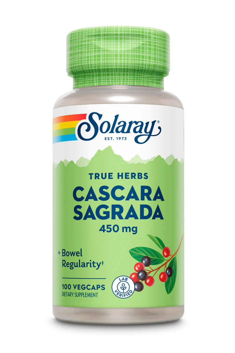 Cascara Sagrada Bark - 450mg 100 Capsules