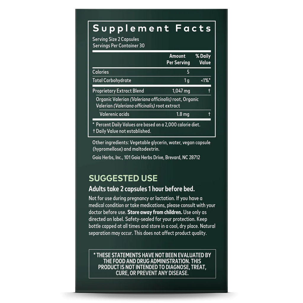 Valerian- 1047mg 60 capsules