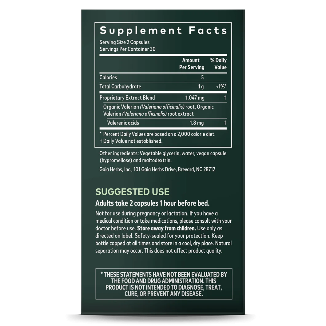 Valerian- 1047mg 60 capsules