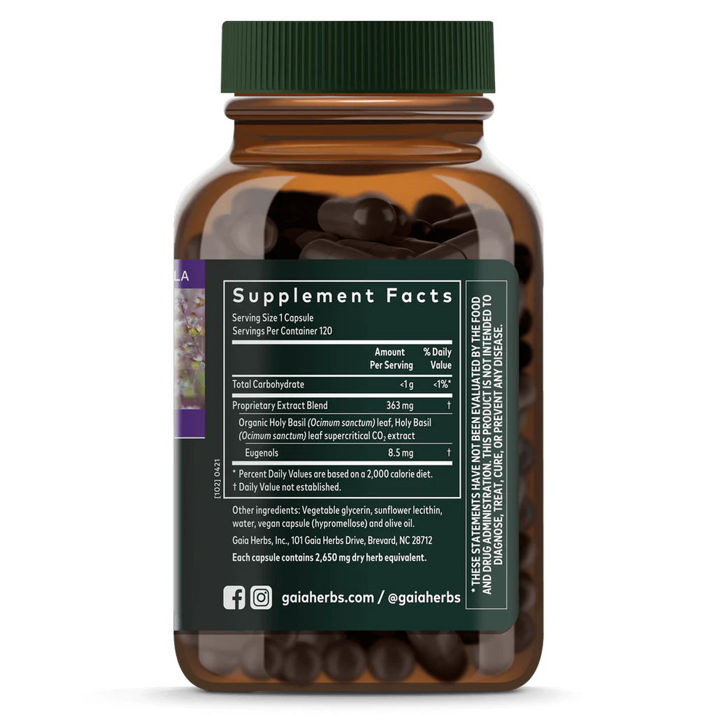 Tulsi/Holy Basil- 363mg 60 capsules
