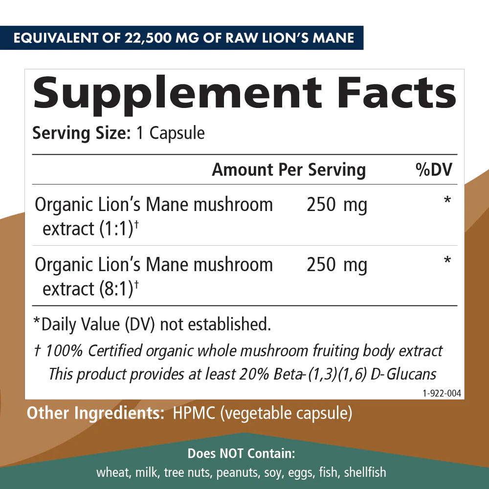 MyPure™ Lion's Mane 4X - 30Vegi-Caps