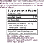 Boswellia- 307mg 60 tablets