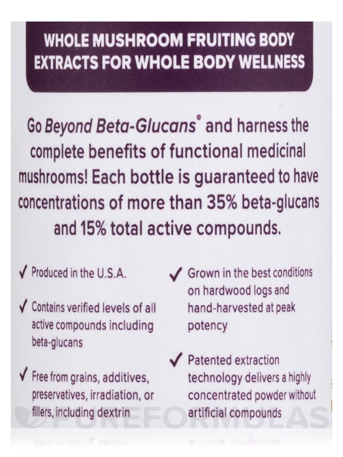 Wholesun Wellness - Organic Chaga Mushroom - 60 Capsules