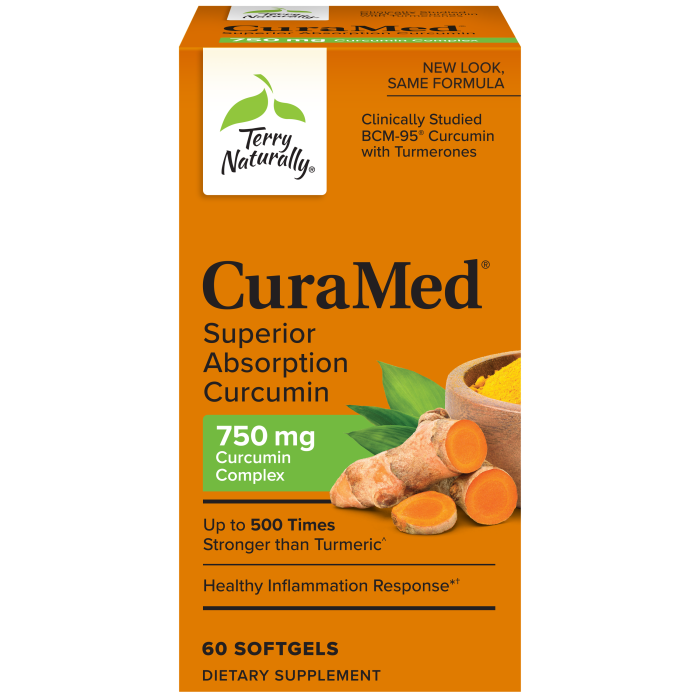 Terry Naturally CuraMed - 750mg 60 softgels